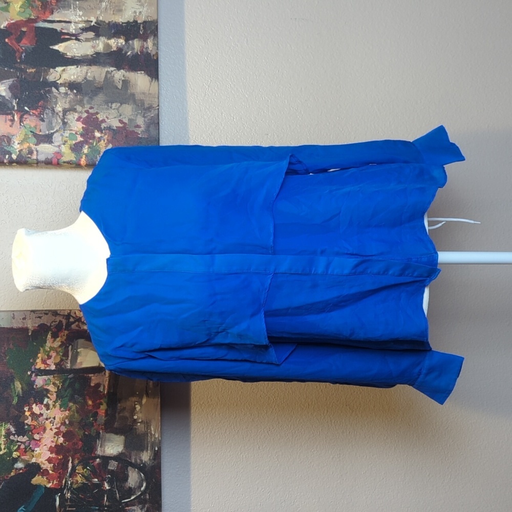 Parker silk button up shirt
